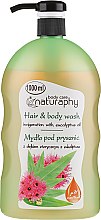 Шампунь-гель для душа с маслом эвкалипта - Bluxcosmetics Naturaphy Eucalyptus Oil Hair & Body Wash — фото N1