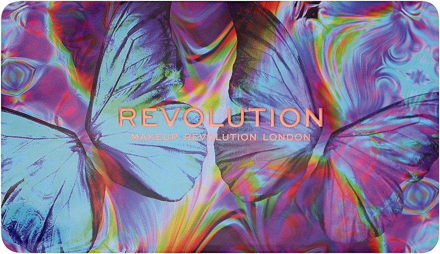 Палетка теней для век - Makeup Revolution Forever Flawless Digi Butterfly Shadow Palette — фото N2