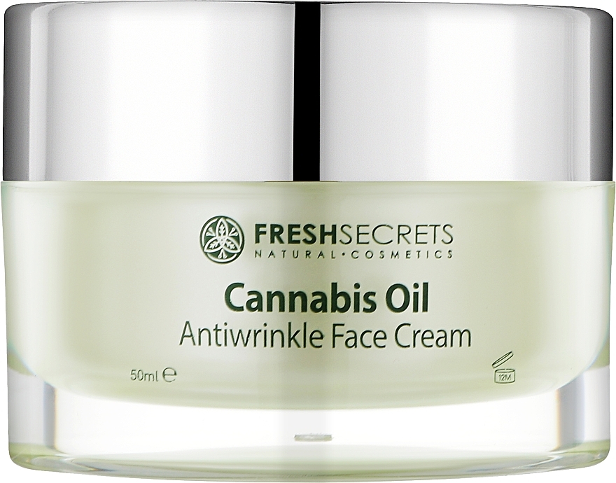 Крем для лица "Против морщин" - Madis Fresh Secrets Cannabis Oil Antiwrinkle Face Cream — фото N1