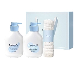 Парфумерія, косметика Набір - Pyunkang Yul Kids & Baby (b/lot/590ml + h/wash/590ml + towel/1pc)