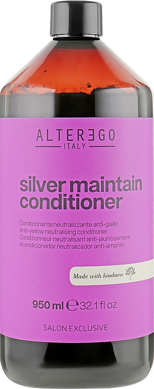 Кондиционер от желтизны волос - Alter Ego Silver Maintain Conditioner — фото N3