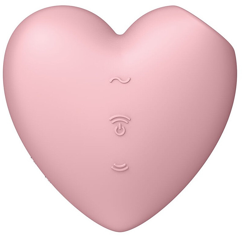 Вибратор розовый - Satisfyer Cutie Heart Stimulator & Vibrator Pink — фото N2