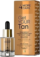 Эликсир-автозагар для лица и тела - More4Care Get Your Tan! Face And Body Tanning Elixir — фото N2
