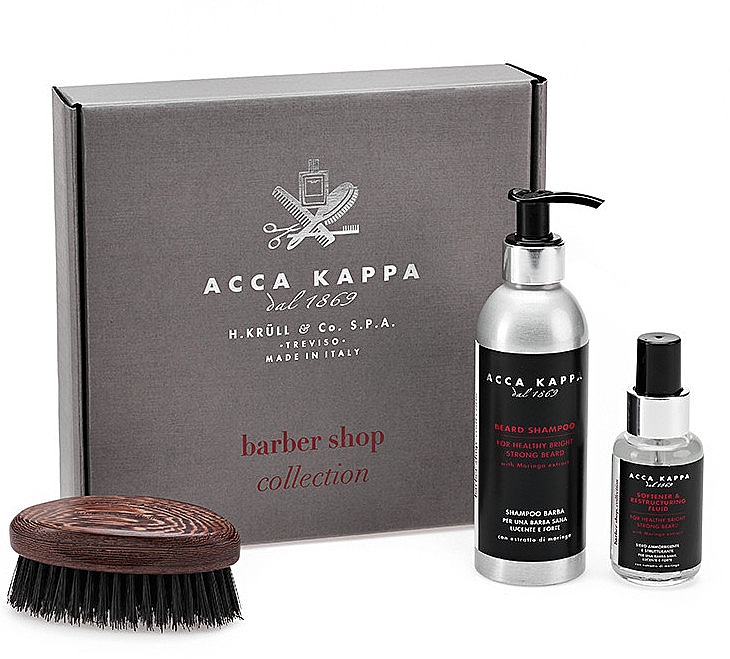Подарунковий набір для гоління - Acca Kappa Barber Shop Collection (sh/200ml + flyuid/50ml) — фото N1
