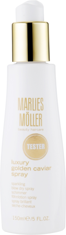 Сухий спрей для волосся, з екстрактом чорної ікри - Marlies Moller Luxury Golden Caviar Spray (тестер) — фото N1