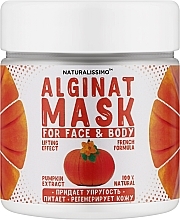 Духи, Парфюмерия, косметика Альгинатная маска с тыквой - Naturalissimoo Pumpkin Alginat Mask