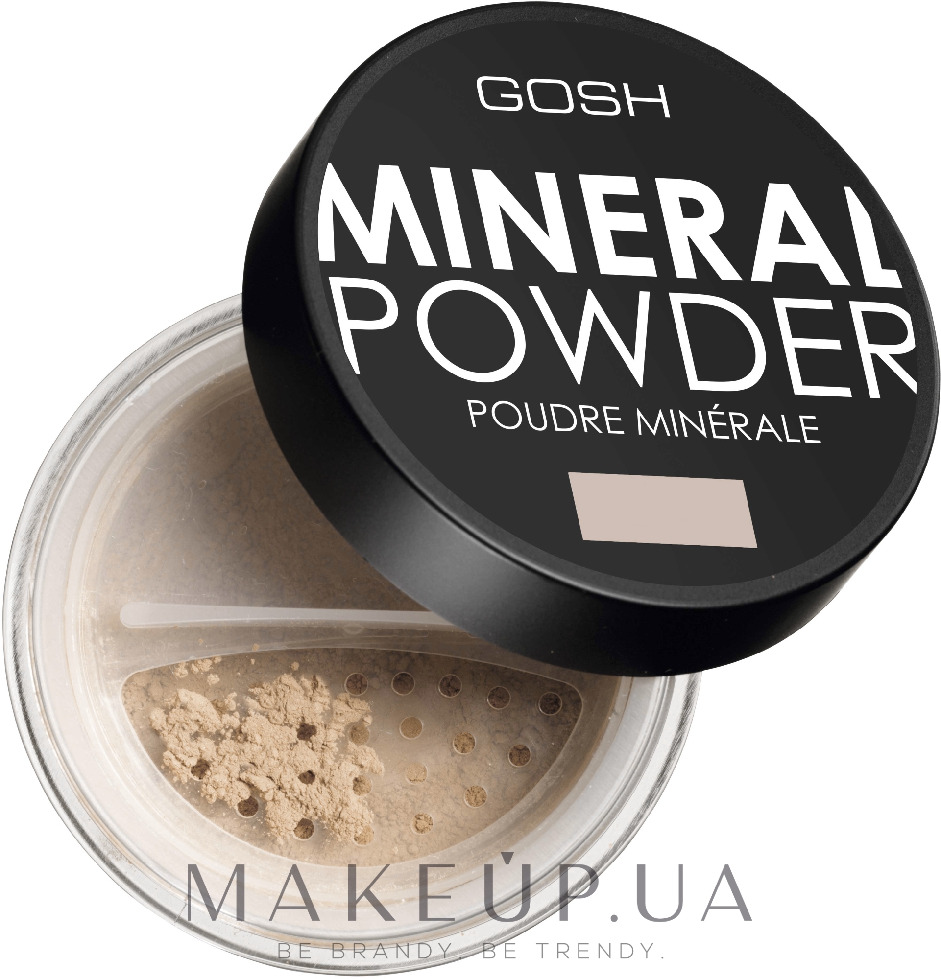Минеральная пудра - Gosh Copenhagen Mineral Powder — фото 02 - Ivory