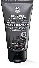 Духи, Парфюмерия, косметика Крем для лица и короткой бороды - Yves Rocher Soin Visage & Barbe Courte Facial Gel-Cream