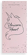 Палетка теней для век, 18 оттенков - I Heart Revolution Unicorn Heart Palette — фото N1