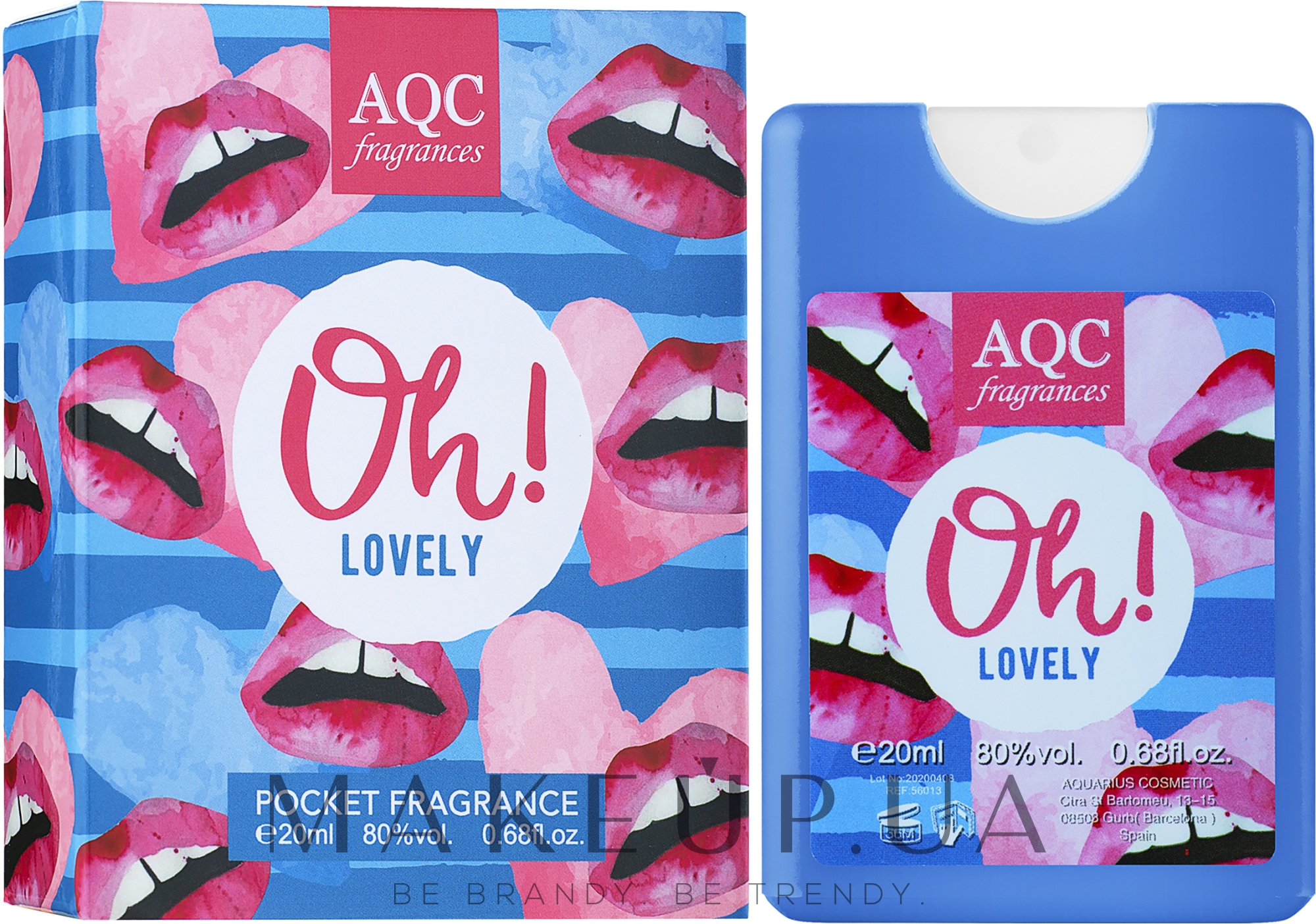 AQC Fragrances Oh Lovely - Парфюмированная вода — фото 20ml