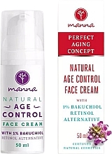 Духи, Парфюмерия, косметика Крем для лица "Контроль старения" - Manna Natural Age Control Face Cream