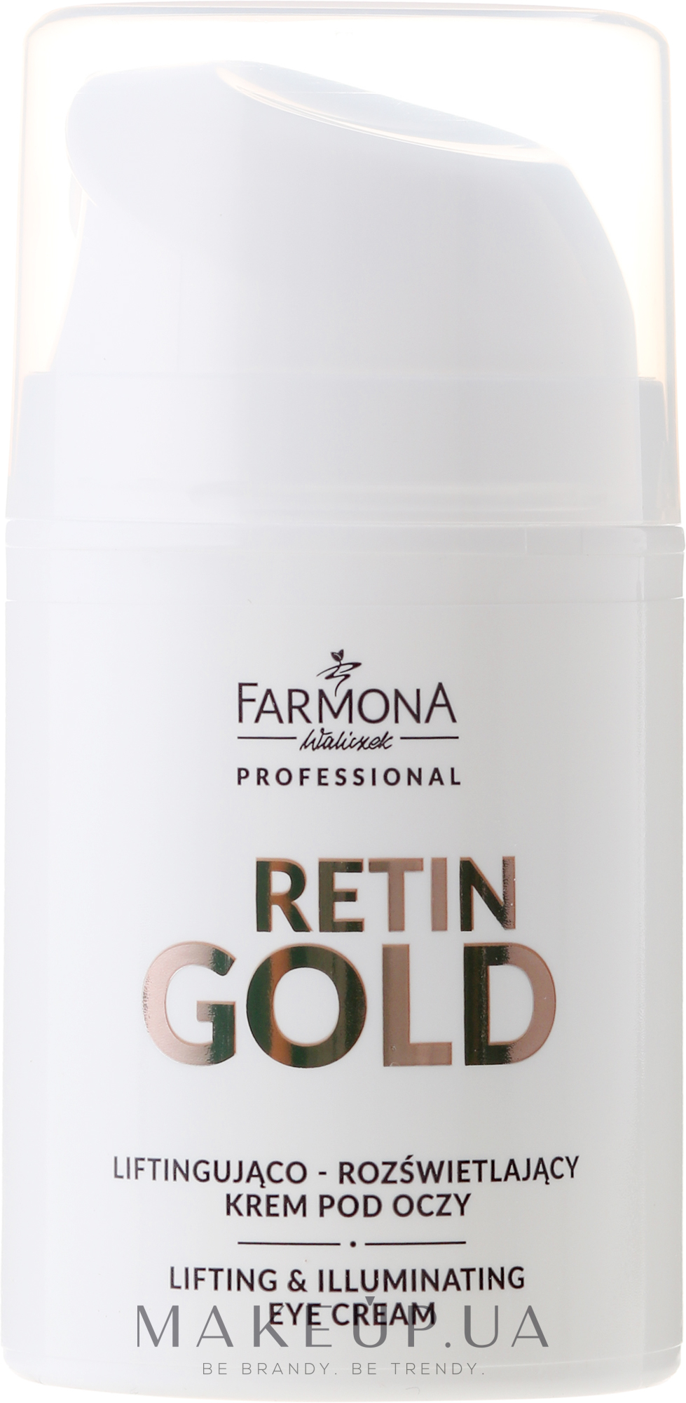 Ліфтинг-крем для шкіри навколо очей - Farmona Professional Retin Gold Lifting & Illuminating Eye Cream — фото 50ml