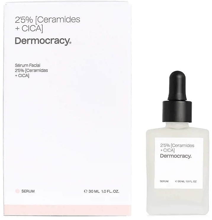 Сироватка для обличчя 2.5% кераміди + центела - Dermocracy 2.5% Ceramides + Cica Facial Serum — фото N1