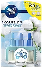 Электрический диффузор "Цветок хлопка" - Ambi Pur 3volution Cotton Flower (сменный блок) — фото N1