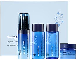 Парфумерія, косметика УЦЕНКА Набір - Innisfree Jeju Lava Seawater (toner/15ml + lotion/15ml + essence/5ml + cr/5ml) *