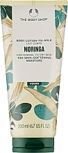 Молочко-лосьон для шелковистости кожи "Моринга" - The Body Shop Moringa Body Lotion — фото N2