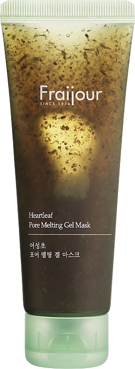 Гелева маска для обличчя зі спікулами для звуження пор - Fraijour Heartleaf Pore Melting Gel Mask