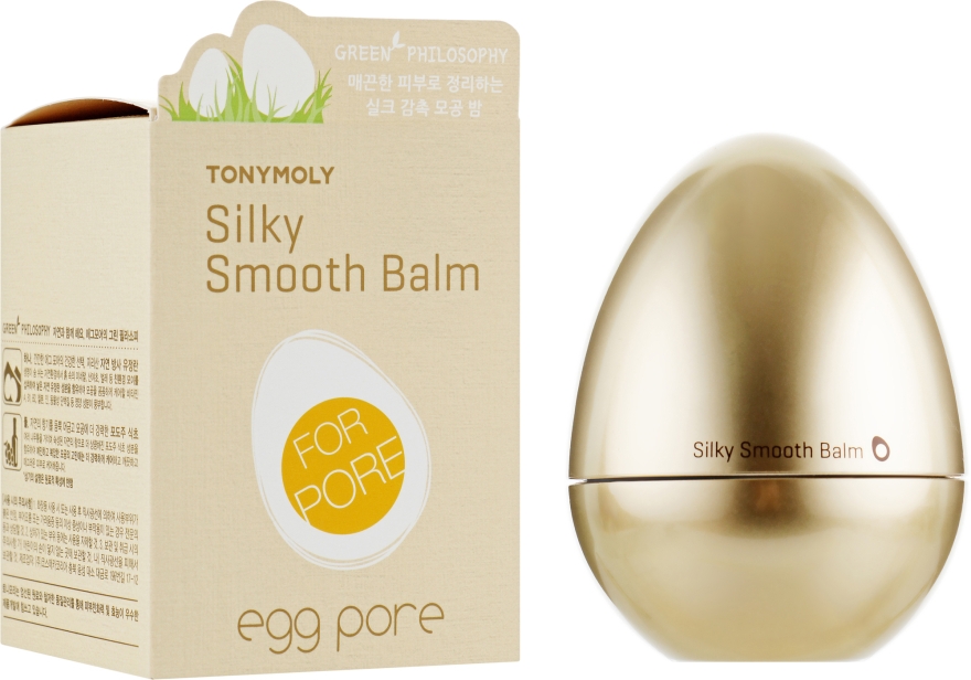 Бальзам для очищения и затирки пор в области носа - Tony Moly Egg Pore Silky Smooth Balm — фото N1