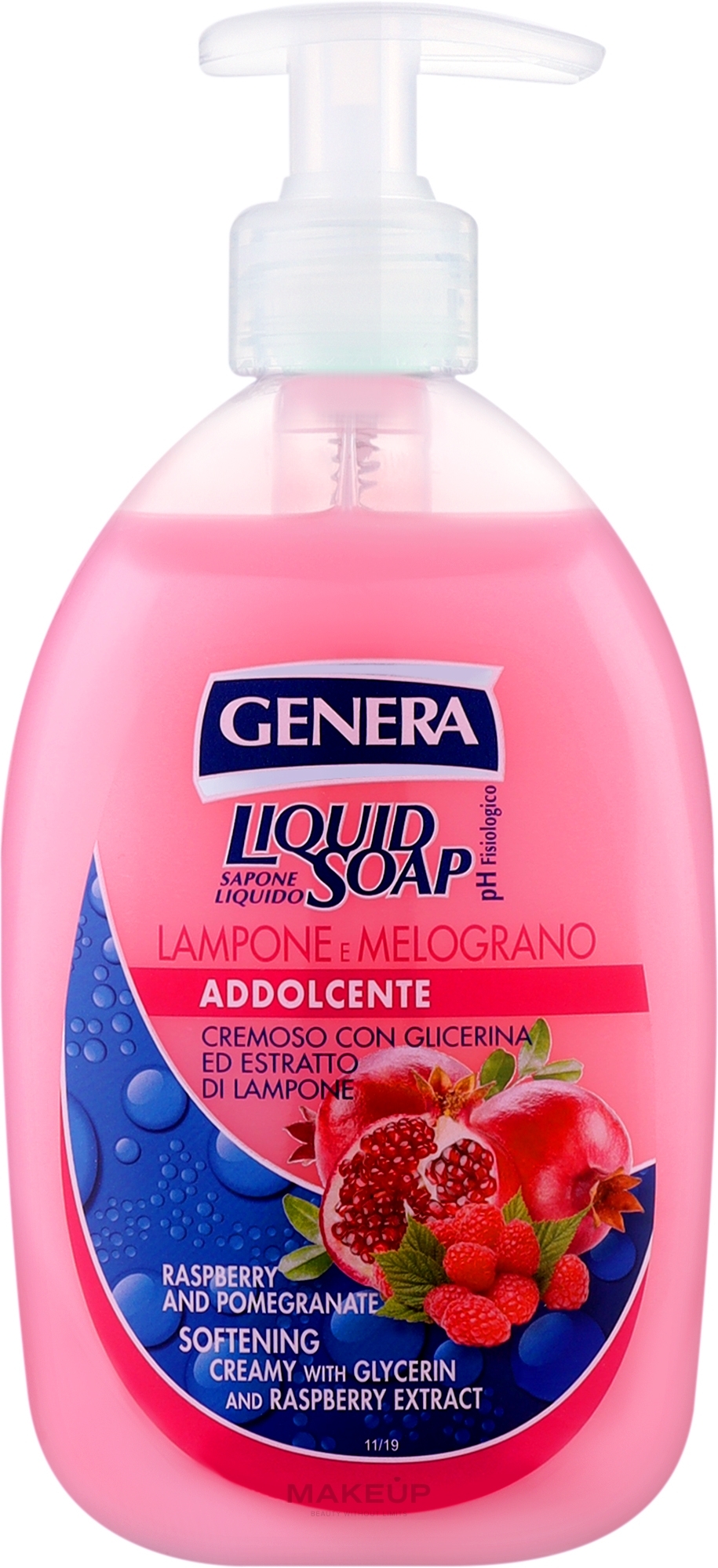 Жидкое мыло "Малина и гранат" - Genera Liquid Soap — фото 500ml