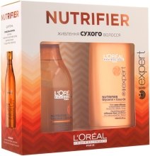 Парфумерія, косметика УЦЕНКА Набір для сухого та ламкого волосся - L’Oreal Professionnel Nutrifier (sham/250ml + cond/150ml) *