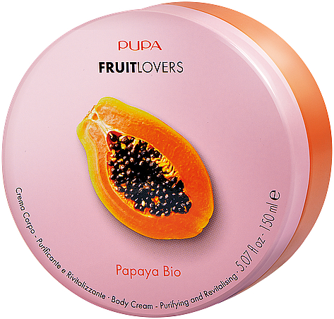 Крем для тела с экстрактом папайи - Pupa Fruit Lovers Body Cream  — фото N1