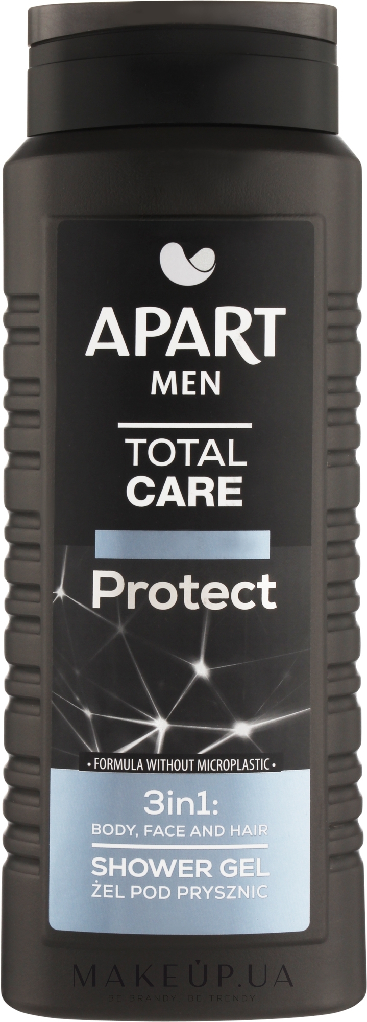 Чоловічий гель для душу 3в1 - Apart Men Total Care Protect 3in1 Shower Gel — фото 500ml