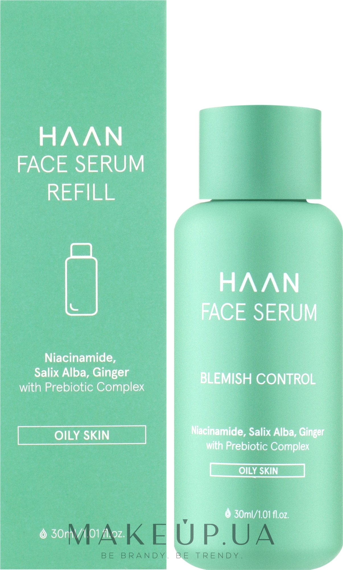 Сироватка з ніацинамідом для жирної та проблемної шкіри - HAAN Face Serum Blemish Control for Oily Skin Refill (змінний блок) — фото 30ml