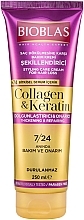 Парфумерія, косметика Крем для стайлінгу волосся з кератином і колагеном - Bioblas Collagen And Keratin Styling Care Cream