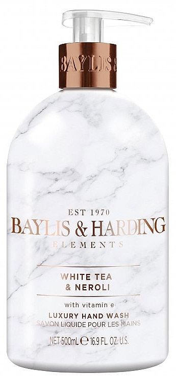 Рідке мило для рук - Baylis & Harding White Tea & Neroli Luxury Hand Wash — фото N1