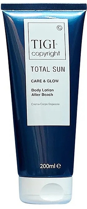 Лосьйон для тіла після засмаги - Tigi Copyright Total Sun After Beach Body Lotion — фото N1