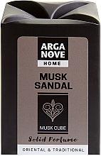 Ароматичний кубик для дому - Arganove Solid Perfume Cube Musk Sandal — фото N1