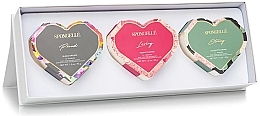 Набор - Spongelle Heart Collection For My Mom Gift Set 1 (sponge/3x43g) — фото N3