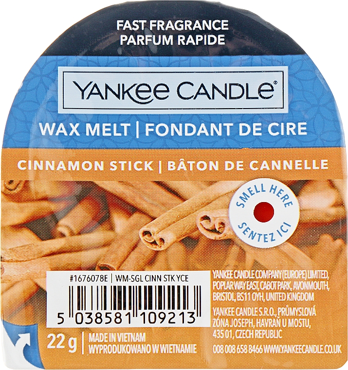 Ароматичний віск - Yankee Candle Cinnamon Stick Wax Melt — фото N1