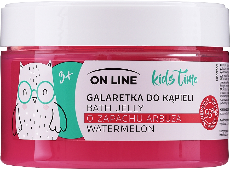 Желе для ванн "Кавун" - On Line Kids Bath Jelly — фото N1