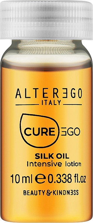 Ампулы для восстановления непослушных и вьющихся волос - Alter Ego CureEgo Silk Oil Intensive Treatment — фото N2