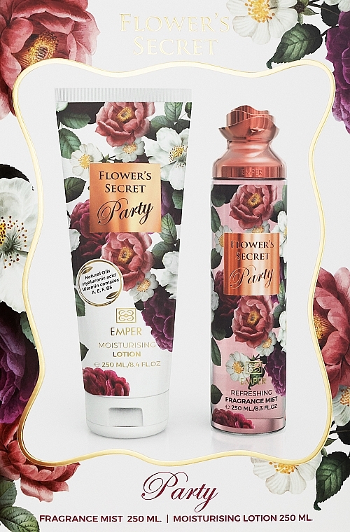 Набір - Emper Flower'S Secret Party (b/mist/250ml + b/lot/250ml) — фото N1