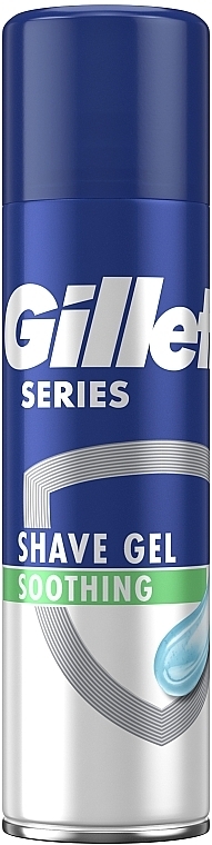 УЦЕНКА Гель для бритья для чувствительной кожи - Gillette Series Sensitive Skin Shave Gel For Men * — фото N2