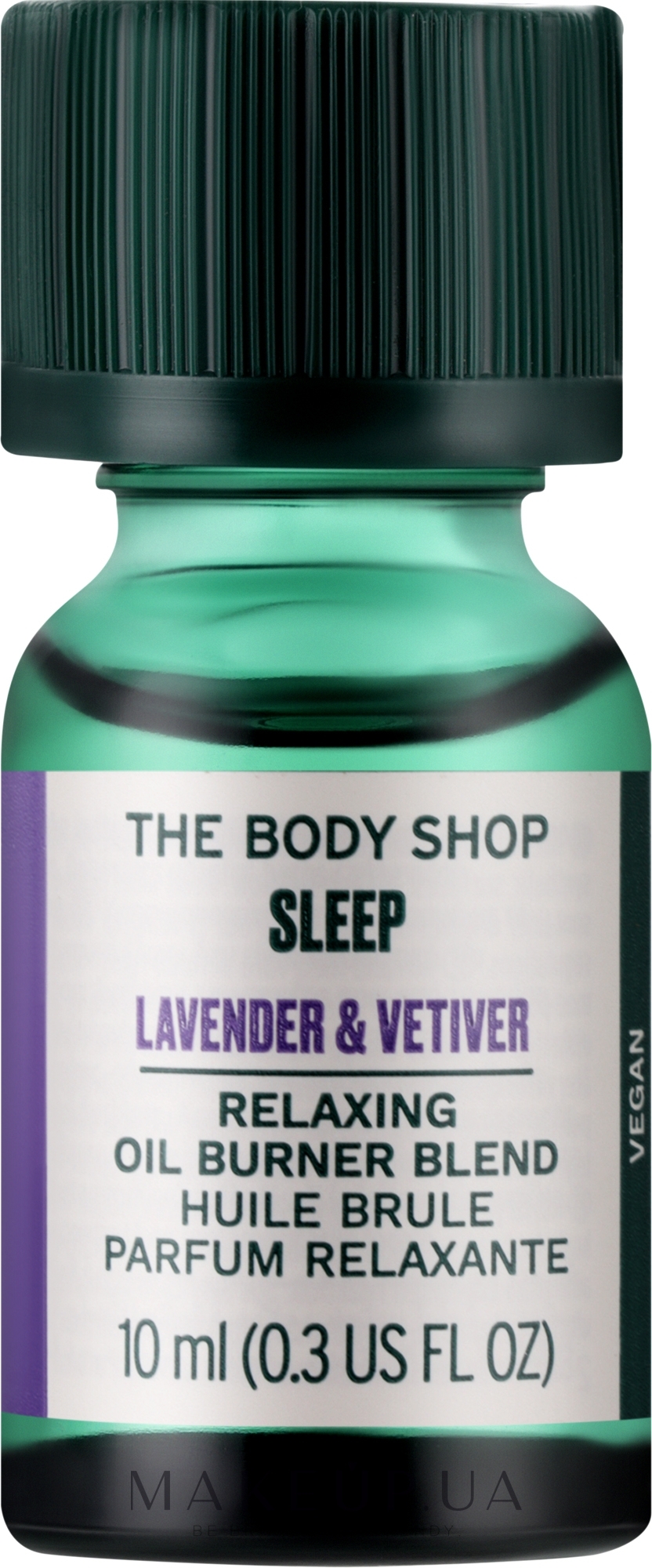 Ароматизированное масло "Лаванда и ветивер". Спокойный сон - The Body Shop Sleep Lavender Vetiver Relaxing Oil — фото 10ml