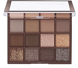 Палетка теней для век - LAMEL Make Up Eyeshadow 16 Shades Of Brown Palette — фото N2