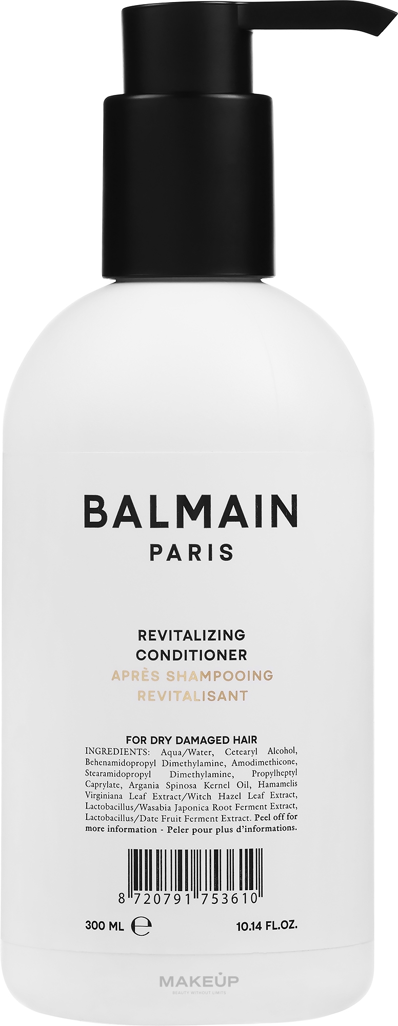 Восстанавливающий кондиционер для волос - Balmain Paris Hair Couture Revitalizing Conditioner  — фото 300ml