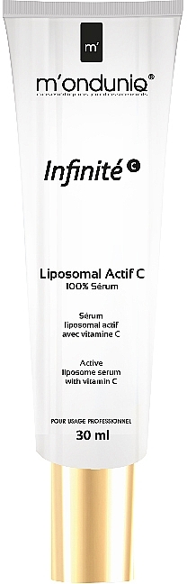 Осветляющая сыворотка для лица с витамином С - M'onduniq Infinite C Active Liposome Serum With Vitamin C — фото N1
