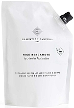 Духи, Парфюмерия, косметика Essential Parfums Nice Bergamote - Жидкое мыло для тела и рук (сменный блок)