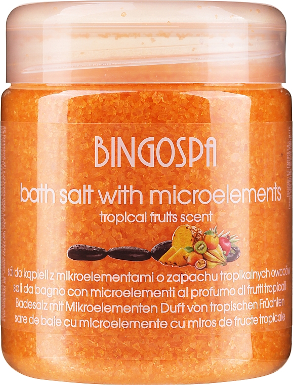 Соль для ванн с микроэлементами и ароматом тропических фруктов - BingoSpa Bath Salt With Microelements & Tropical Fruits Scent