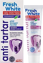 Зубная паста от налета - Fresh White Anti Tartar — фото N2