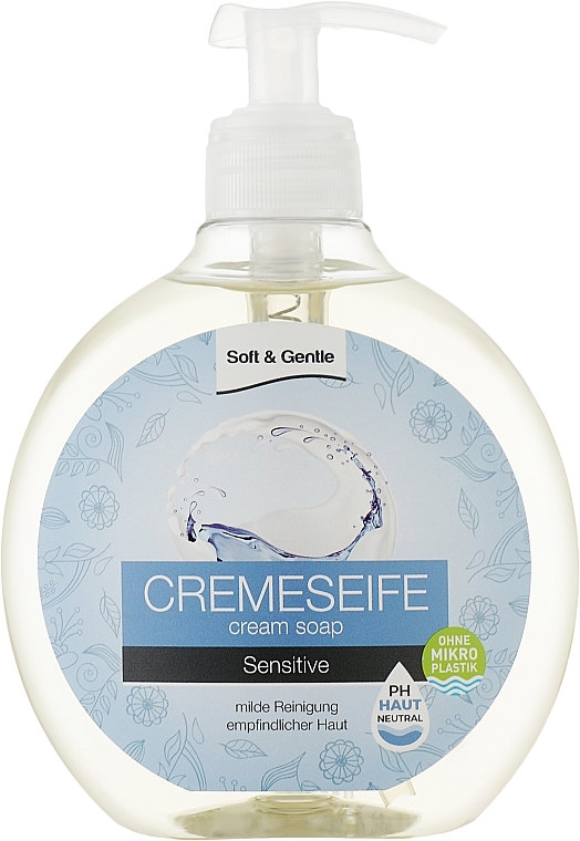 Жидкое крем-мыло - Soft&Gentle Sensitive Soap — фото N1