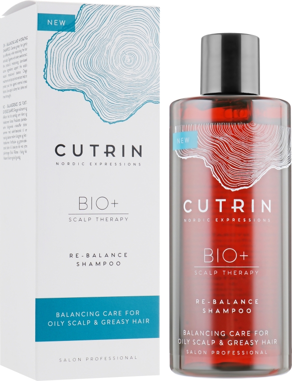 Балансирующий и увлажняющий шампунь - Cutrin Bio+ Re-Balance Shampoo — фото N1