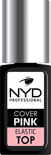 Gel Polish Camouflage Top Coat  - NYD Professional Cover pink elastic top