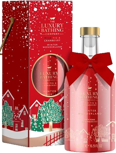 Пена для ванны в подарочной упаковке - Grace Cole The Luxury Bathing Winter Wonderland Wild Fig & Cranberry Bath Soak — фото N1