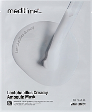 Духи, Парфюмерия, косметика Маска для лица с пробиотиками - Meditime Lactobacillus Creamy Ampoule Mask