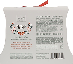 Набір - Scottish Fine Soaps Citrus Spice Hand Care Set (h/wash/300ml + h/lot/300ml) — фото N3